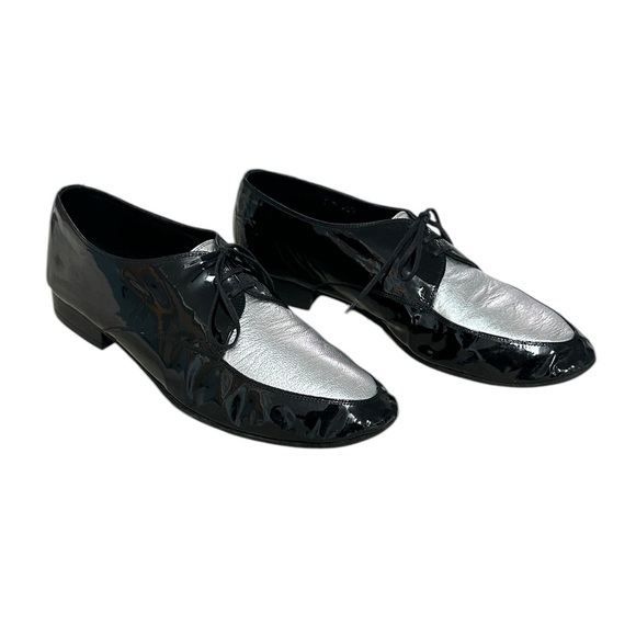 Dior Homme Two Tone Patent  Leather Lace Up Shoes - Picture 1 of 11